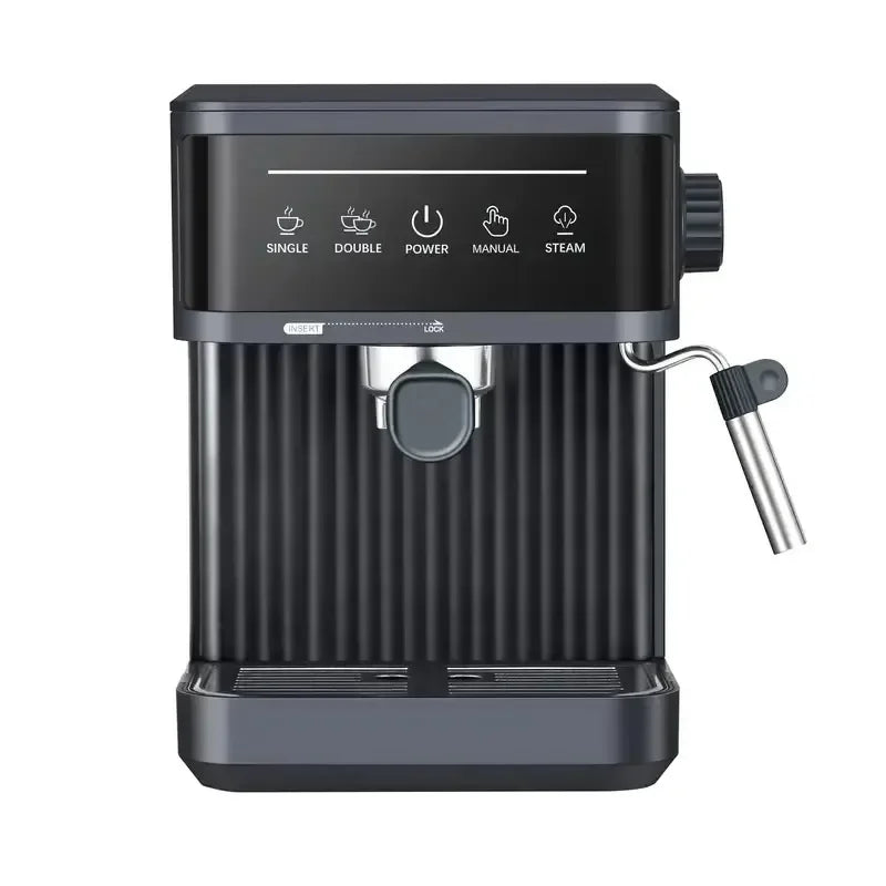 Miconiq™ Professional Espresso Maker — 20-Bar Italian Pump | Milk Frother + Dual Shot System
