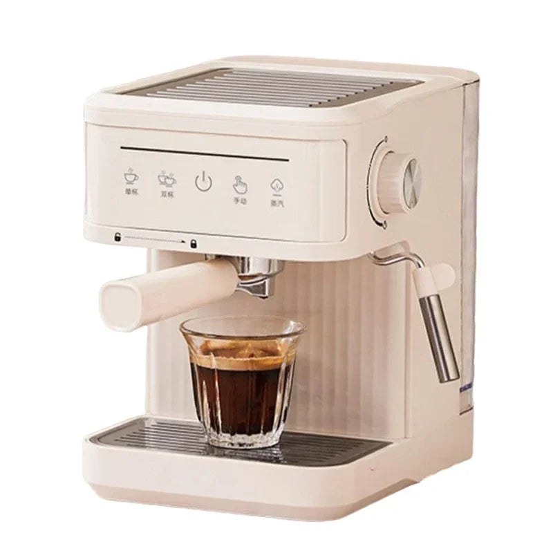 Miconiq™ Professional Espresso Maker — 20-Bar Italian Pump | Milk Frother + Dual Shot System